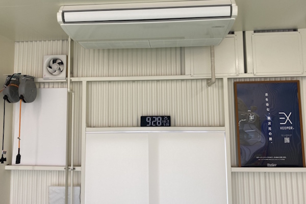 キーパーファクトリー国分店　施工ブース